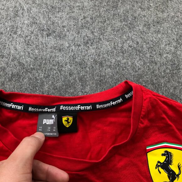 Puma Ferari Shirt 2XL Red Satander Carlos Sainz Racing F1 - Picture 6 of 10